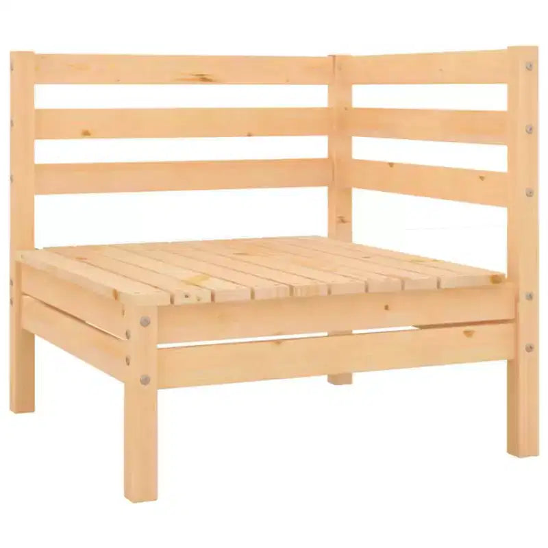 vidaXL Salon de jardin Bois de pin massif Modulable moyen