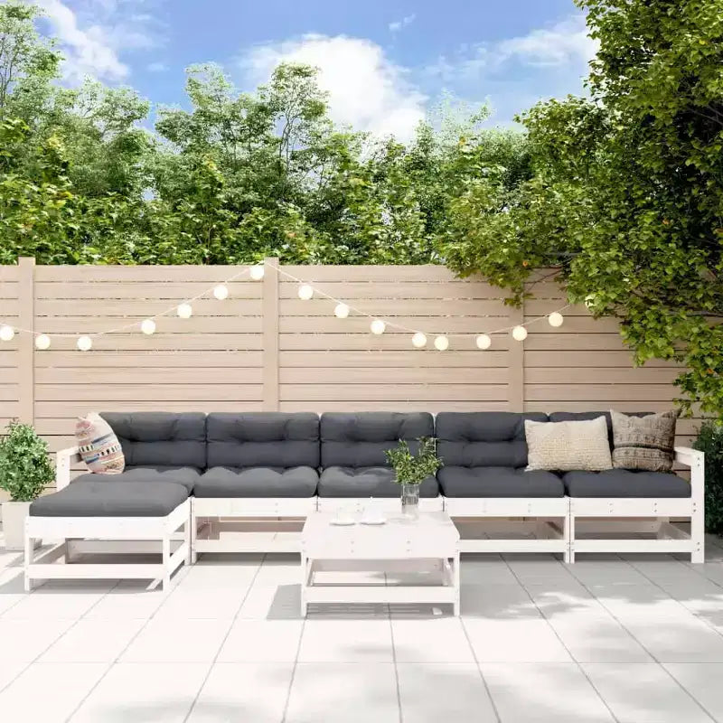 vidaXL Salon de jardin modulaire en pin massif grand format