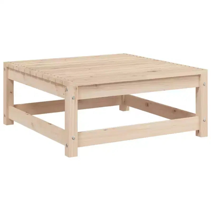 vidaXL Ensemble de canapés de jardin Bois de pin massif Naturel Grand Modulable