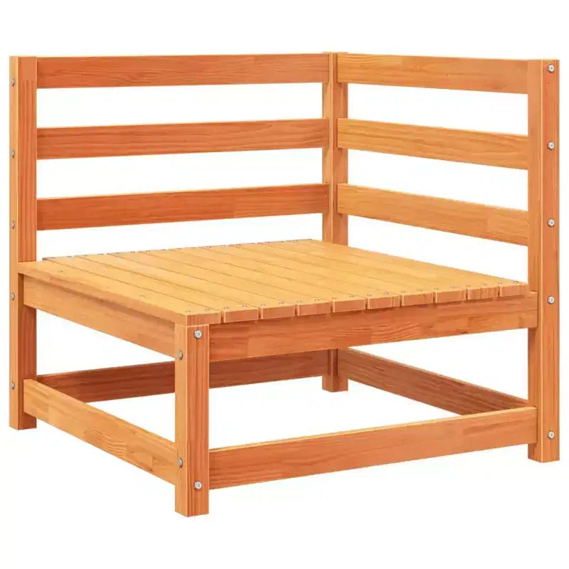 vidaXL Ensemble de canapés de jardin Bois de pin massif Naturel Grand Modulable