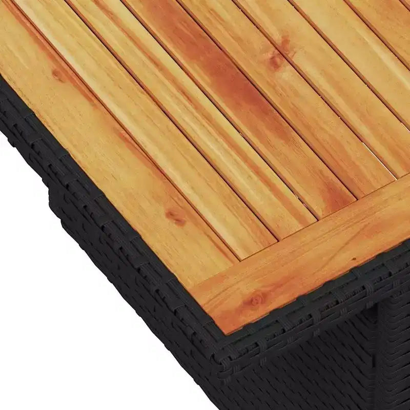 vidaXL Salon de jardin 7 pièces avec coussins, résine tressée gris
