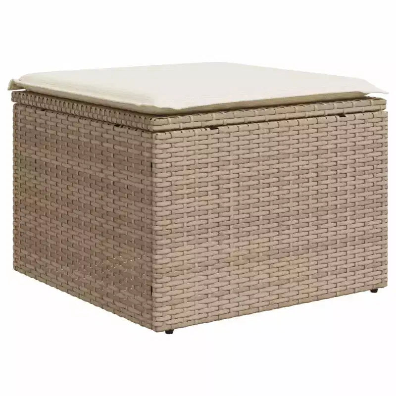 vidaXL Salon de jardin 6 pièces en résine tressée avec coussins