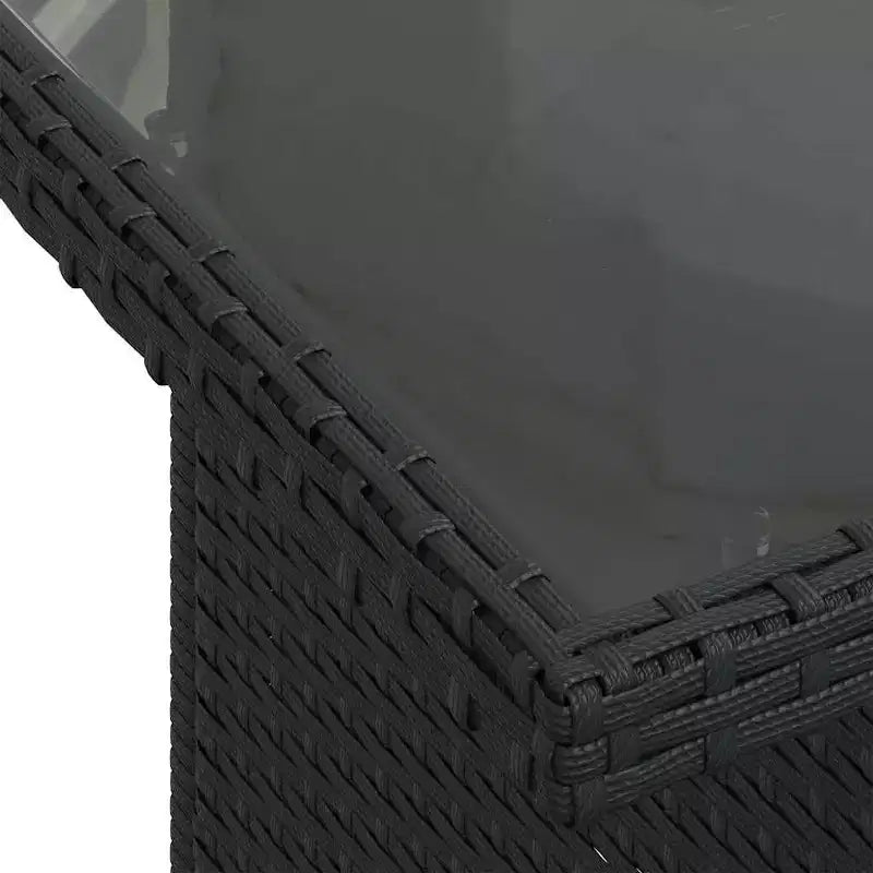 vidaXL Salon de jardin avec coussins, canapé d'angle, 6 pièces, résine tressée