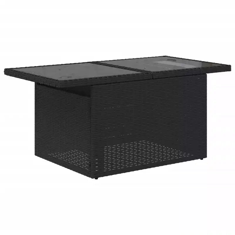vidaXL Ensemble de canapé de jardin 7 pièces avec coussins résine tressée