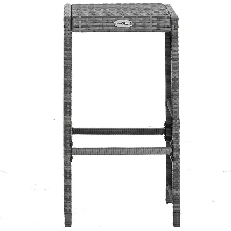 vidaXL Ensemble de bar de jardin Table et chaises d'extérieur 7 pièces en résine tressée