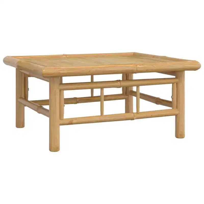 vidaXL Salon de jardin 5 pièces avec coussins Bambou