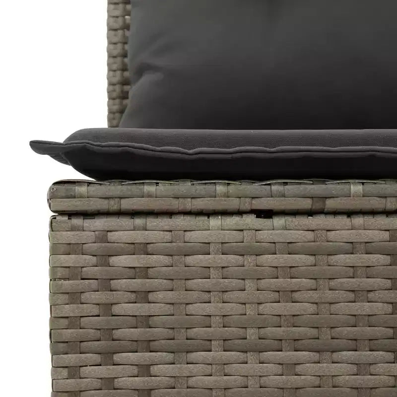 vidaXL Salon de jardin avec coussins 8 pièces en résine tressée