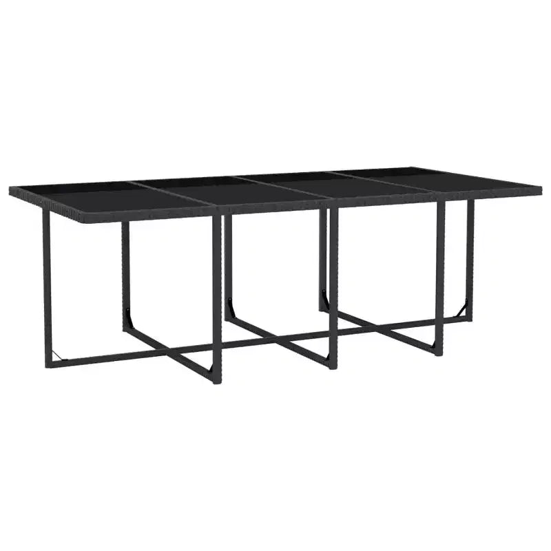 vidaXL Ensemble de salle à manger d'extérieur avec coussins, table et chaises, 13 pièces, en résine tressée