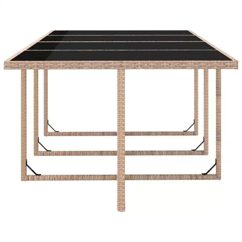 vidaXL Ensemble de salle à manger d'extérieur avec coussins, table et chaises, 13 pièces, en résine tressée