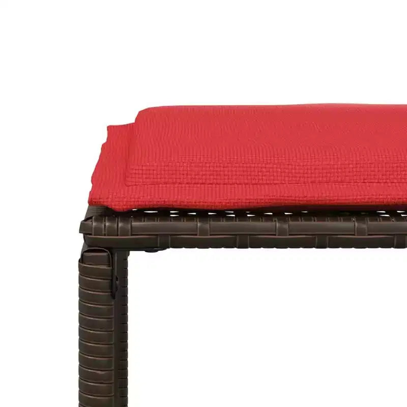 vidaXL Ensemble repas de jardin 7 pièces en résine tressée avec coussins Marron/Gris/Noir