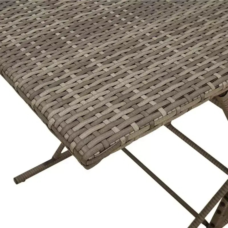 vidaXL Ensemble repas de jardin 7 pièces en résine tressée avec coussins Marron/Gris/Noir