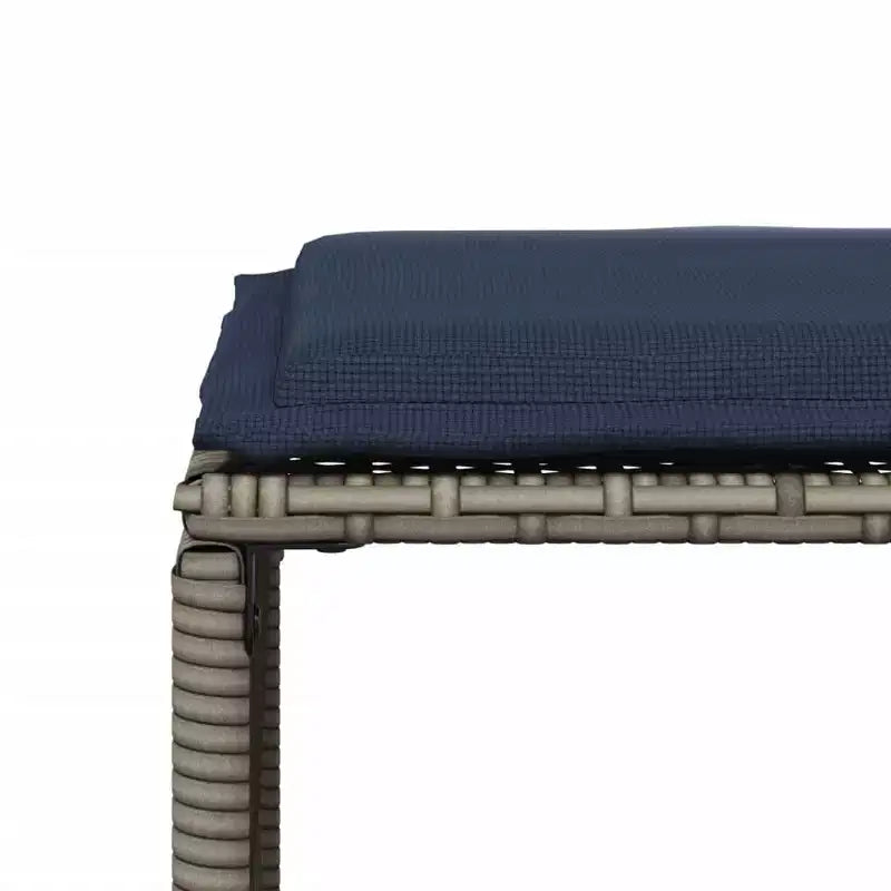 vidaXL Ensemble repas de jardin 7 pièces en résine tressée avec coussins Marron/Gris/Noir
