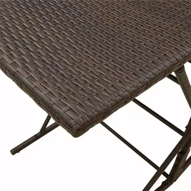 vidaXL Ensemble repas de jardin 7 pièces en résine tressée avec coussins Marron/Gris/Noir