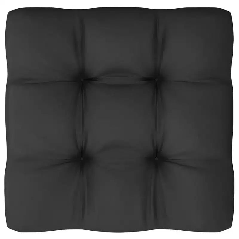 vidaXL Salon de jardin 8 pcs avec coussins Bois de pin massif Blanc Oui