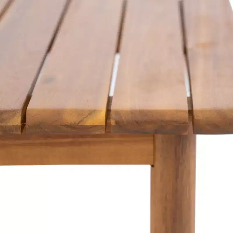 Christopher Knight Home Isamu Ensemble de conversation moderne 4 pièces en bois d'acacia avec coussins
