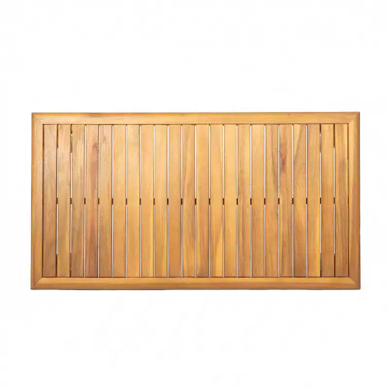 Ensemble de canapé d'extérieur moderne 4 pièces en bois d'acacia avec coussins épais Christopher Knight Home Emma