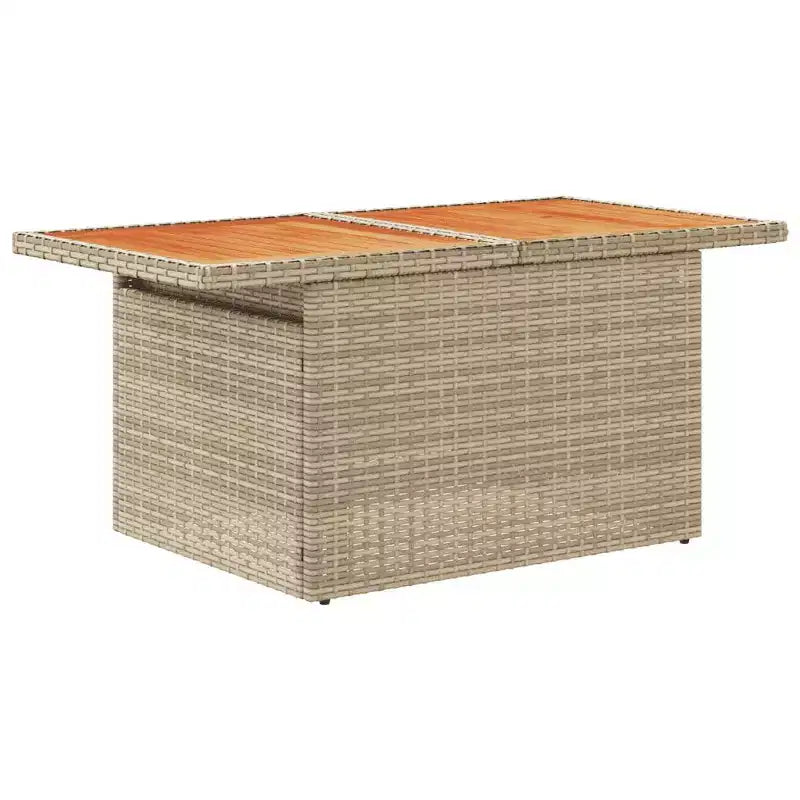 vidaXL Salon de jardin avec coussins 9 pièces résine tressée