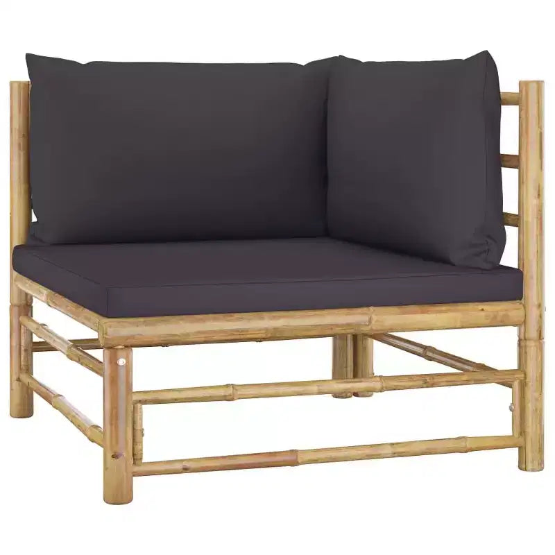vidaXL Salon de jardin modulaire 6 pièces avec coussins Bois de pin massif