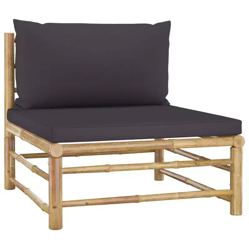 vidaXL Salon de jardin modulaire 6 pièces avec coussins Bois de pin massif