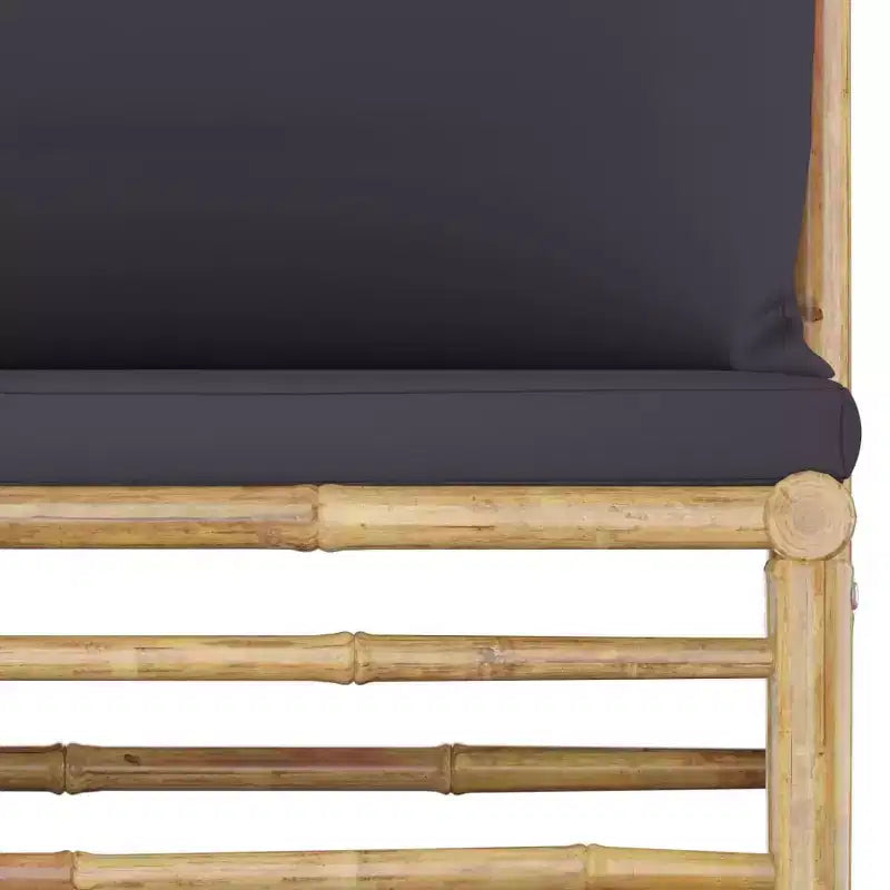 vidaXL Salon de jardin modulaire 6 pièces avec coussins Bois de pin massif