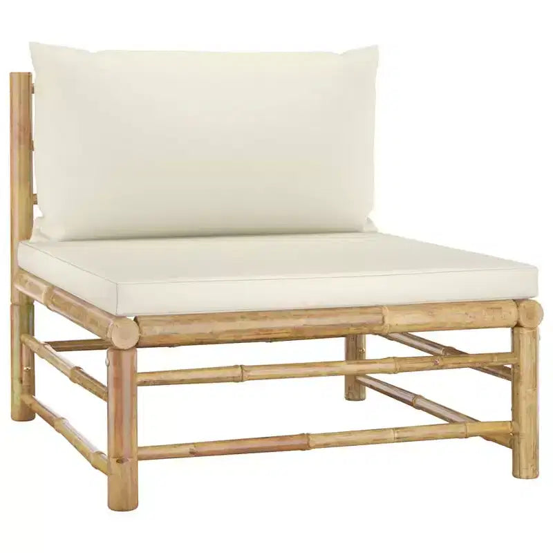 vidaXL Salon de jardin modulaire 6 pièces avec coussins Bois de pin massif
