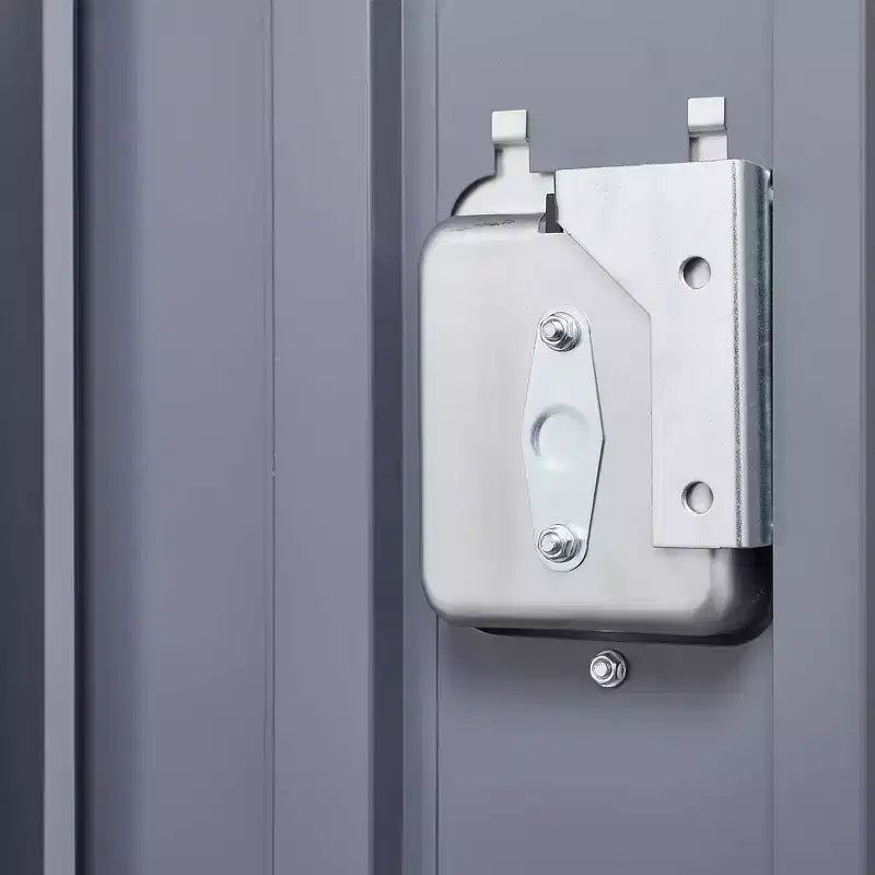 72"H 6-Door Metal Locker Cabinet, Gray Steel Storage with Independent Locks for Gym, Office or School