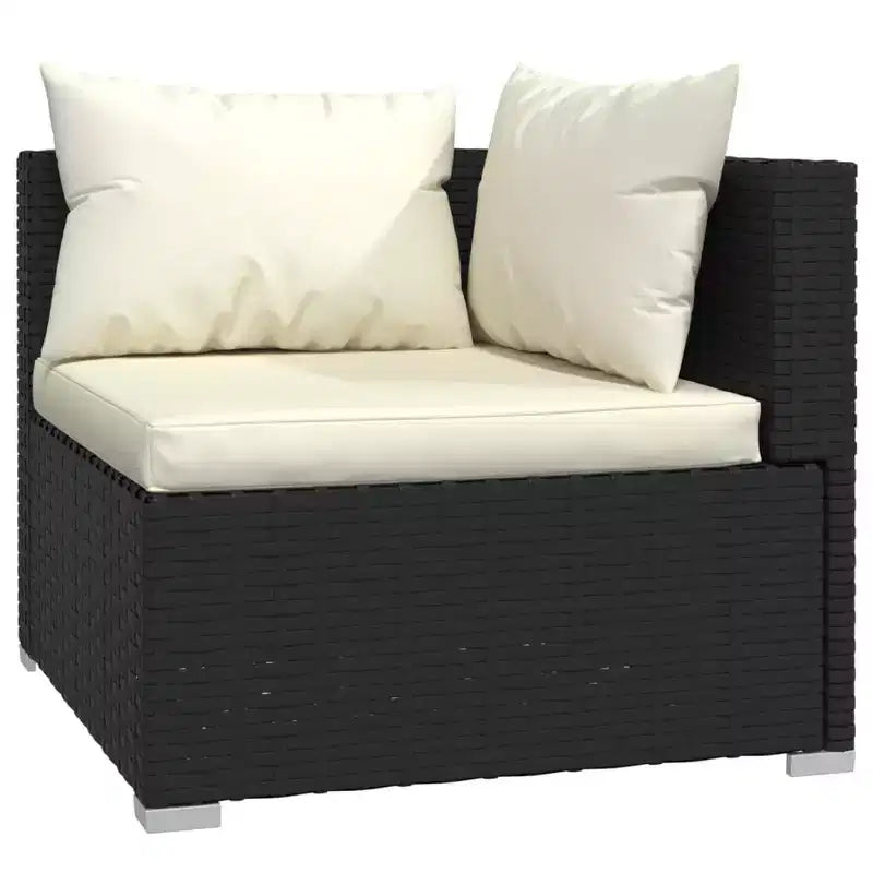 vidaXL Salon de jardin modulable 9 pièces en résine tressée