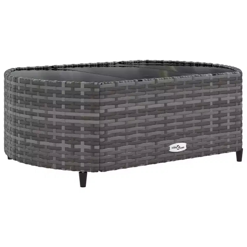 vidaXL Salon de jardin avec coussins Meuble d'extérieur en résine tressée
