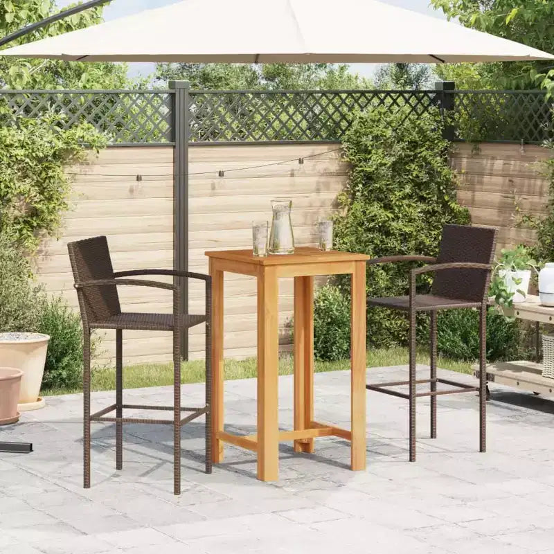 vidaXL Ensemble de bar de jardin