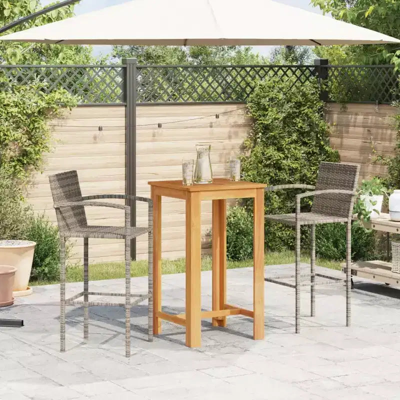 vidaXL Ensemble de bar de jardin
