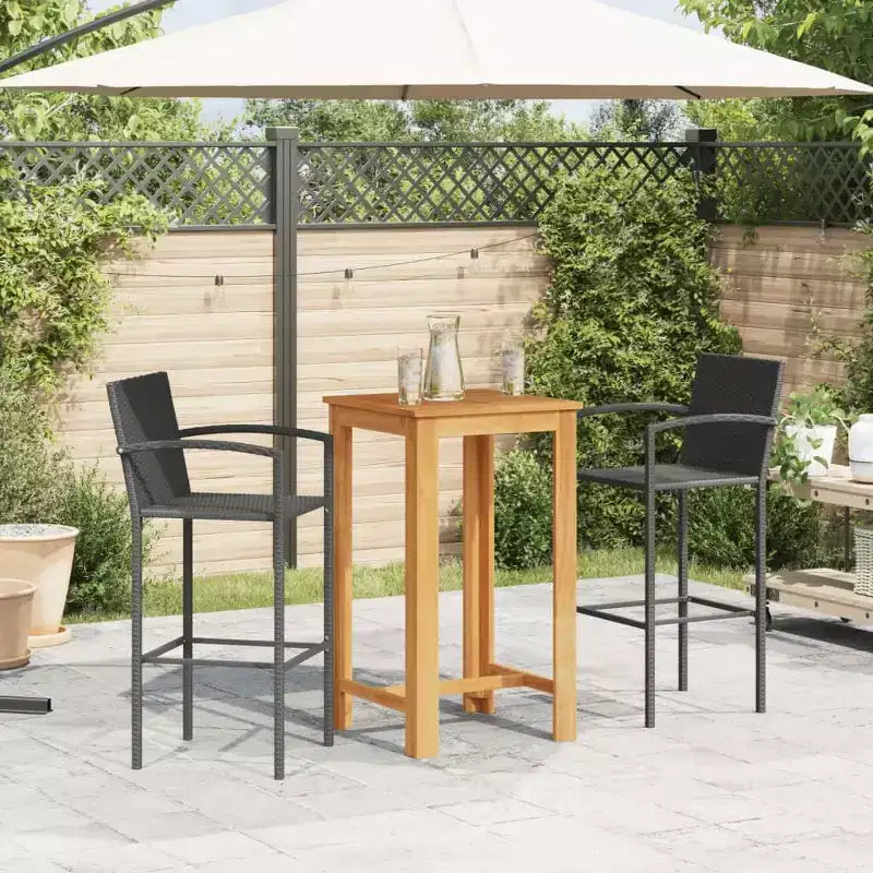 vidaXL Ensemble de bar de jardin