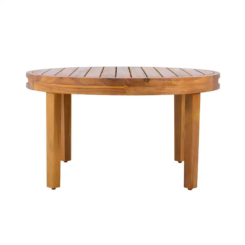 Christopher Knight Home Tzuyu Salon de jardin en acacia avec causeuse et table basse en corde tressée