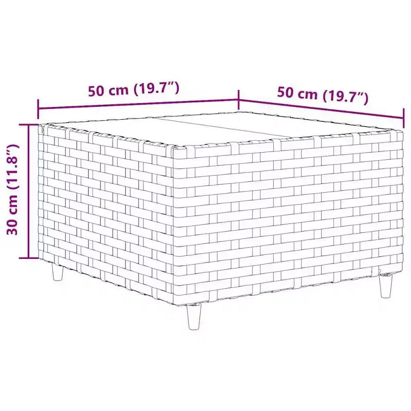 vidaXL Ensemble de salon de jardin de 8 pièces