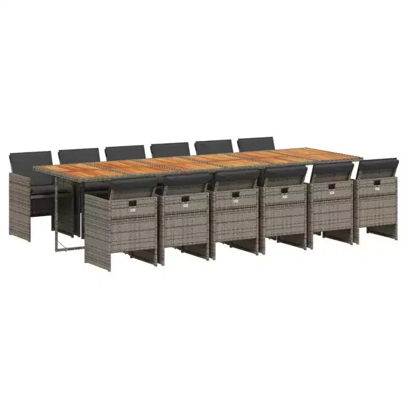 vidaXL Patio Dining Set Set of 10