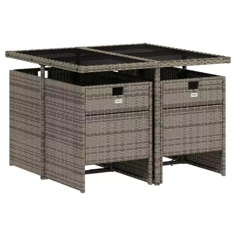 vidaXL Ensemble de salle à manger d'extérieur 10 pièces