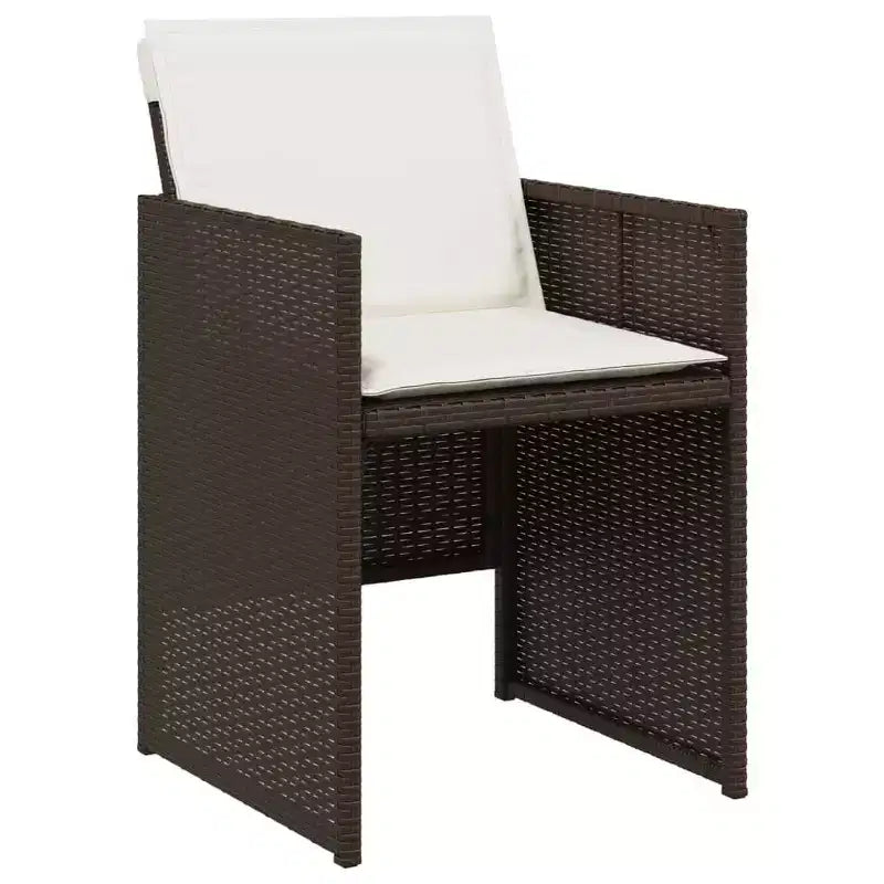 vidaXL Salon de jardin avec coussins amovibles en plusieurs coloris