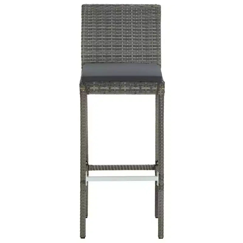vidaXL Table de bar d'extérieur avec tabourets et options