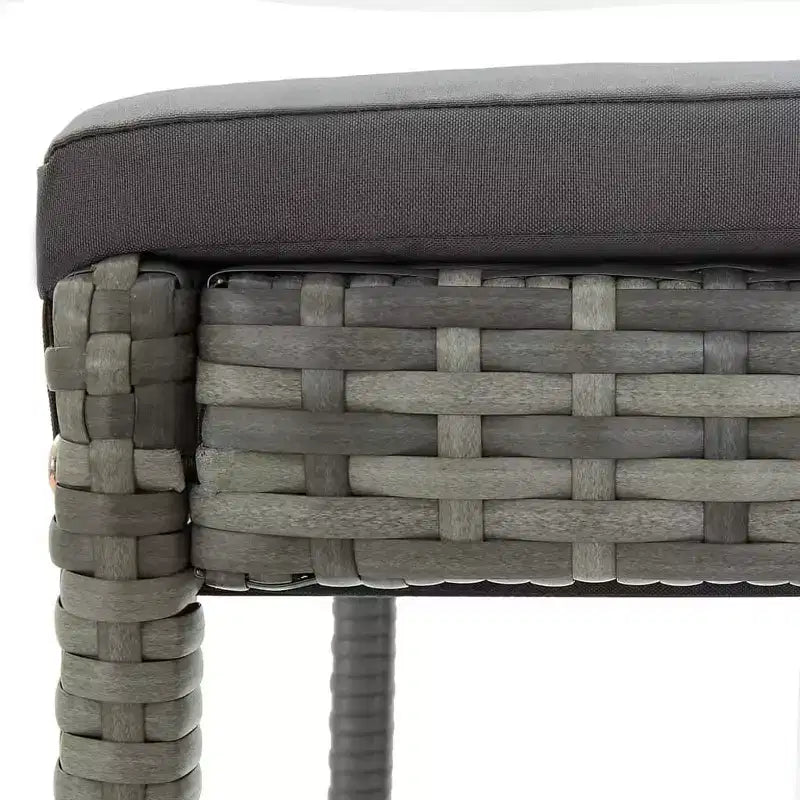 vidaXL Table de bar d'extérieur avec tabourets et options