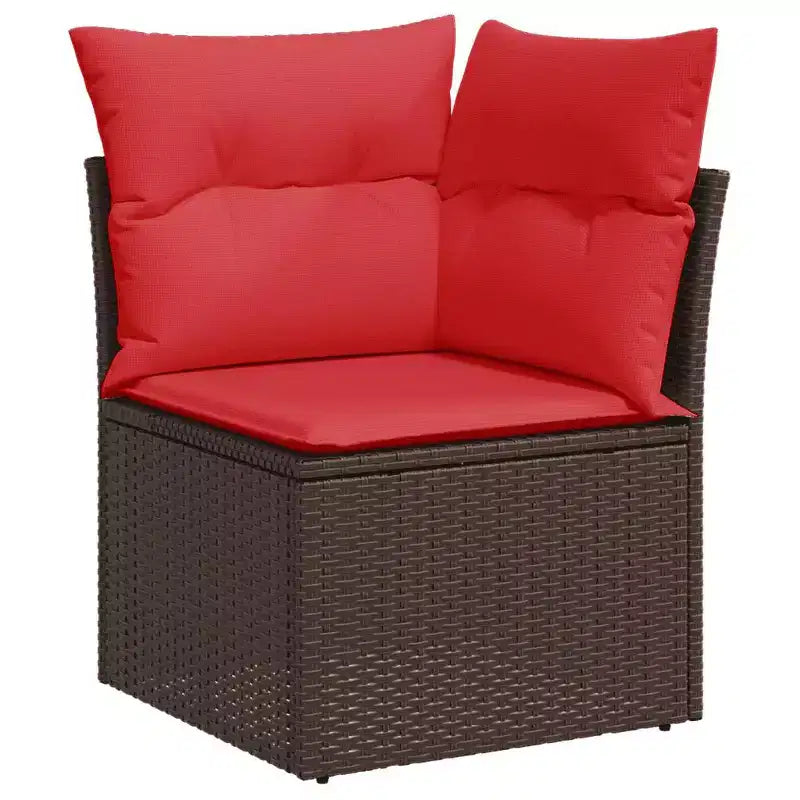vidaXL Ensemble de canapés de jardin et rotin PE Grande modularité