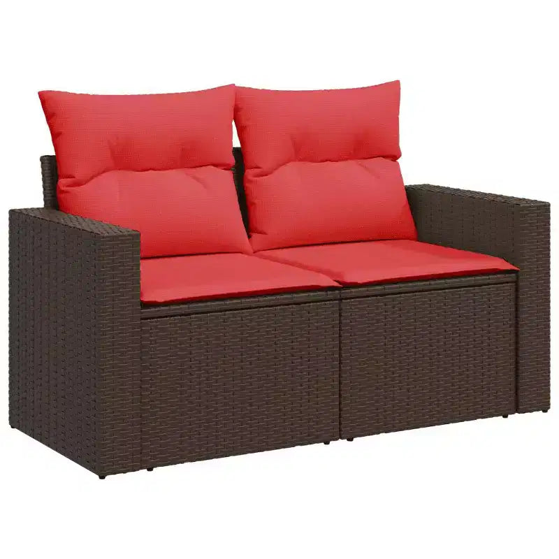 vidaXL Ensemble de canapés de jardin et rotin PE Grande modularité