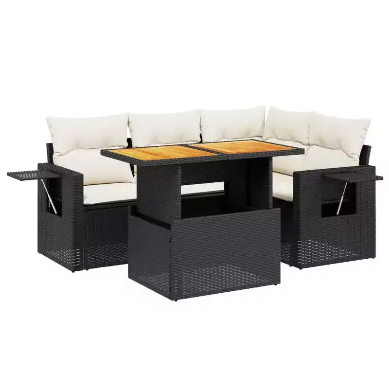 vidaXL Ensemble de canapés de jardin modulaires avec coussins en différentes couleurs
