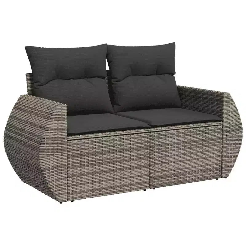 Ensemble de canapés de jardin modulaires vidaXL avec coussins