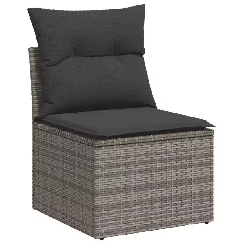 Ensemble de canapés de jardin modulaires vidaXL avec coussins