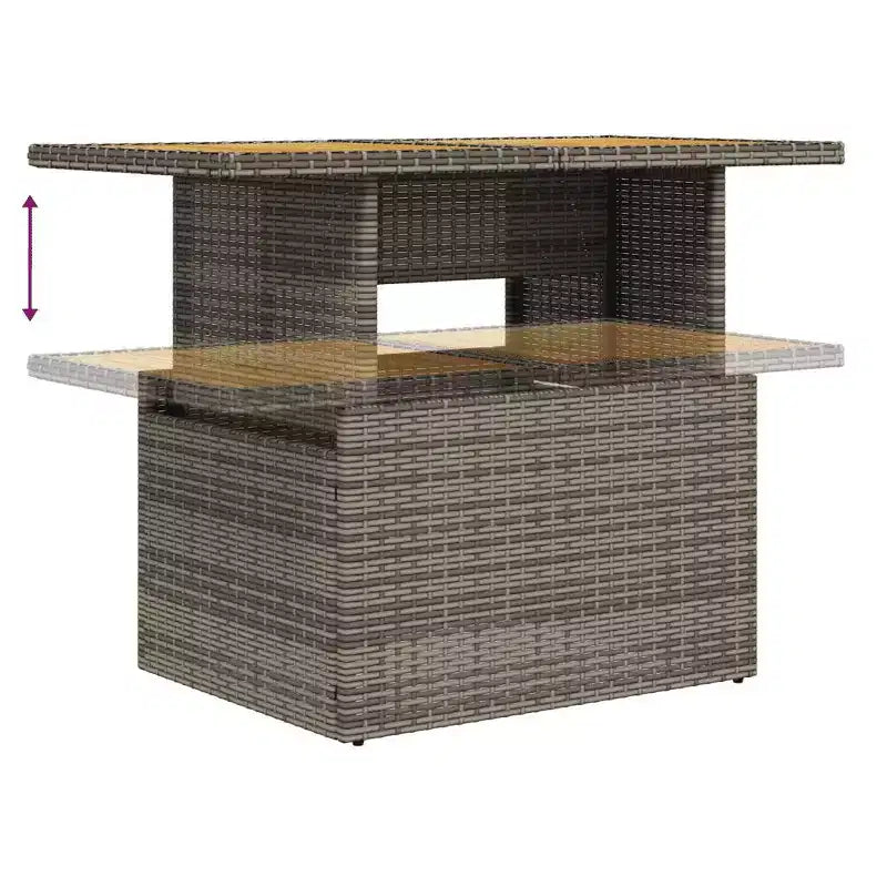 Ensemble de canapés de jardin modulaires vidaXL avec coussins