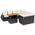 Ensemble de canapés de jardin modulaires vidaXL avec coussins