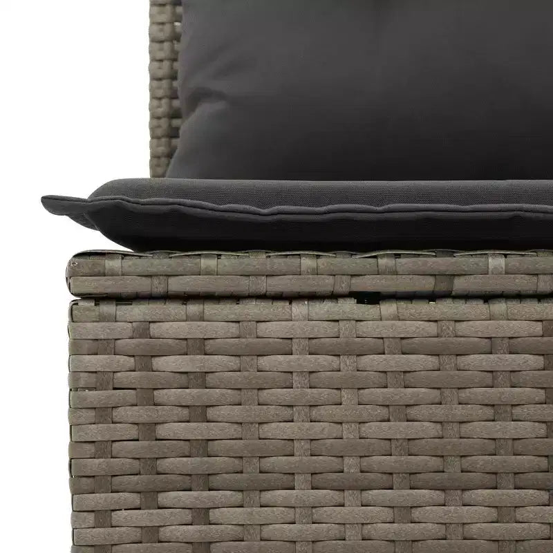 vidaXL Salon de jardin contemporain avec coussins, diverses couleurs