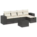vidaXL Flexible Modular Patio Sofa Set with Cushions for Outdoor Use