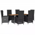 vidaXL Patio Dining Set with Cushions