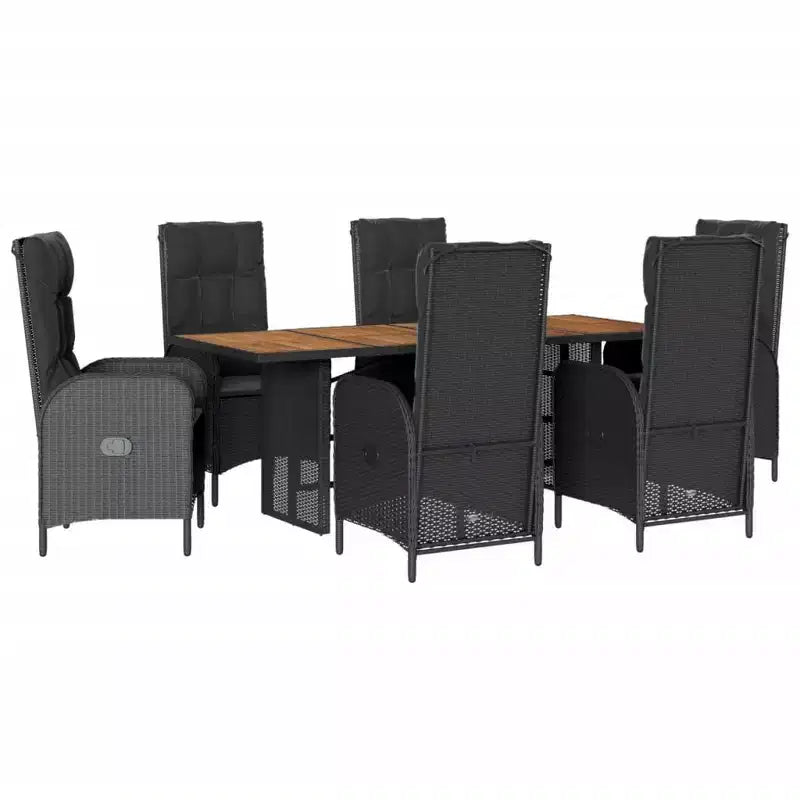 vidaXL Patio Dining Set with Cushions