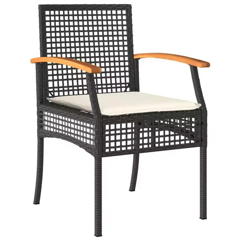 vidaXL Salon de jardin avec coussins - Résine tressée